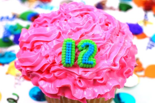 Celebration Cupcake  -  Number 12