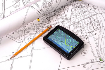 GPS on map