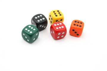 five dice