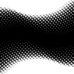 Vector halftone background with the space for text.