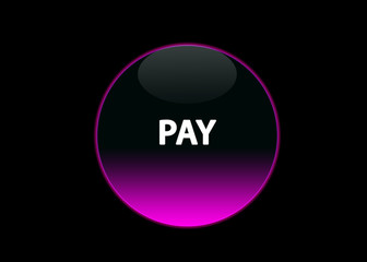 Button pay pink neon