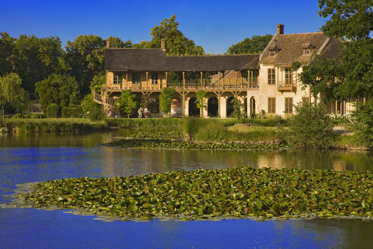 hameau de la reine, parc du chateau, 78, versailles,