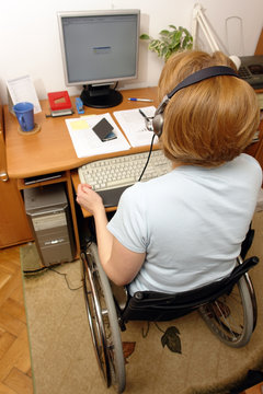 Handicapped telemarketer