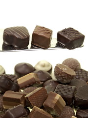 pralinen süßigkeiten die auf der zunge zergehen