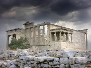 Tempel bei der Akropolis