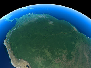 The Amazon as seen from space