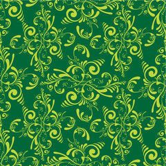 floral inspired tile wallpaper design that seamless repeats