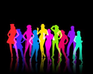 fashion woman background