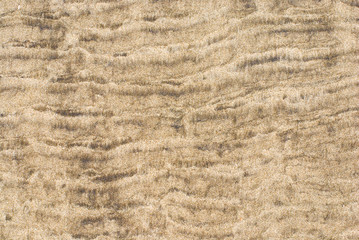 wave pattern on the sand