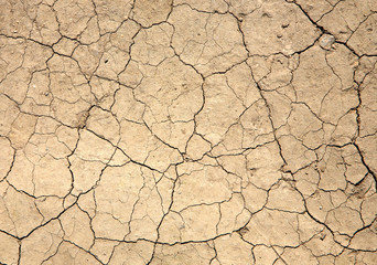 Cracked mud natural abstract background.