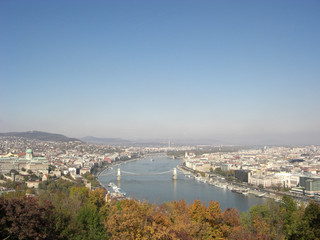 Fototapeta na wymiar Budapest Aussicht