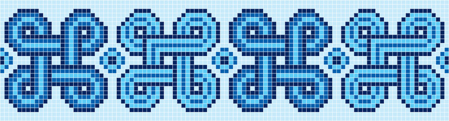 Fototapeta premium Blue Mosaic