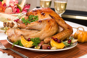 Roasted turkey