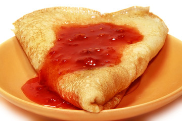 fresh appetizing pancakes