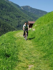 Bicicletta in montagna