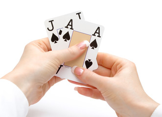 blackjack hand