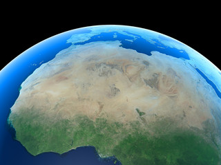 North Africa as seen from space