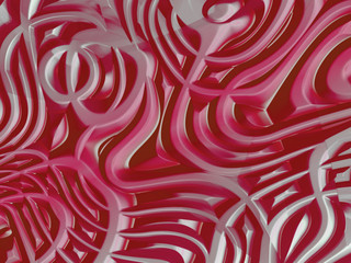 Fototapeta premium chaotic wavy abstract background