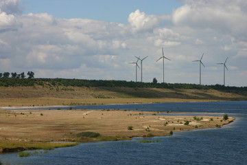 Fototapeta na wymiar Windkraft