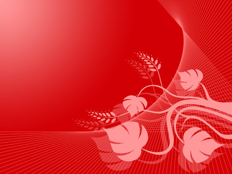 ornament in red