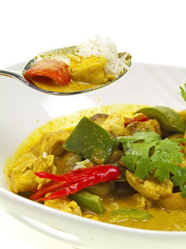 indischen hühnchen curry