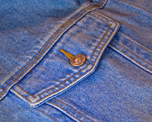 Detail of Jeans Jacket Pocket