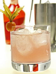 karibischer Pfirsichcocktail mojito