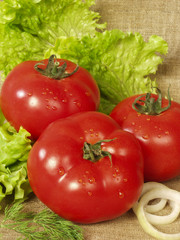 Three tomatos