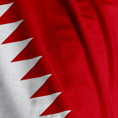 Bahraini Flag Closeup