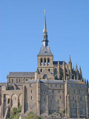 Fototapeta na wymiar Mont Saint Michel: Budynek Wonder