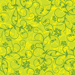 Decorative floral pattern, vector illustration 