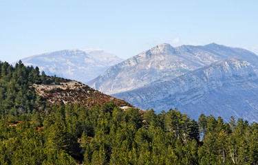 Paysage de la Drôme provençale