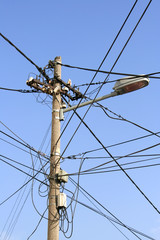 Power distribution lines 