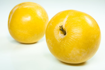 two yellow plum