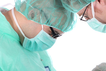 Fototapeta premium two surgeon at work