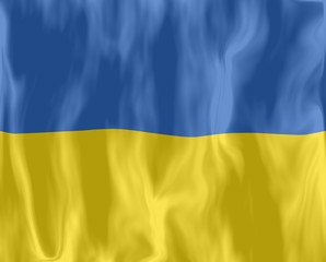 ukraine drapeau froissé ukainia crumpled flag