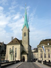 Naklejka premium Kirche in Zürich
