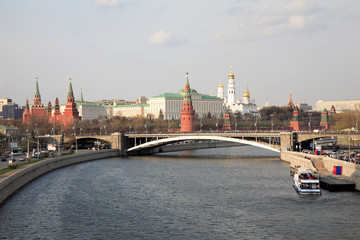 Fototapeta premium Kind to the Moscow Kremlin