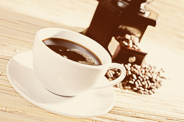 Old-fashioned coffee grinder