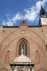Façade Cathédrale St Jean, Perpignan, France
