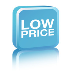 Low Price sign - blue