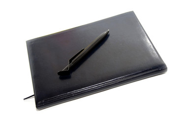 close-up of organiser