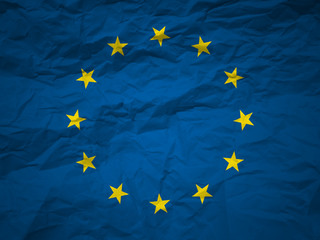 grunge background European union flag