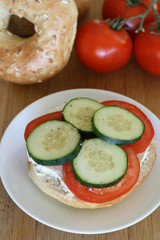 Vegetarian Bagel