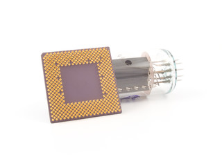 CPU and Vacuum tube
