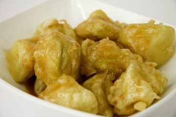 apples and caramel