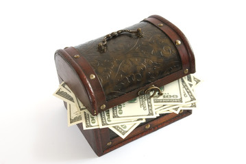 box with money