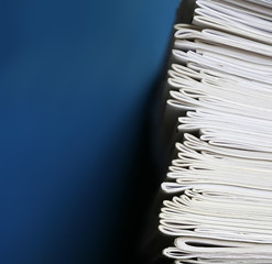 notebooks stack - education and school concept