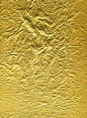 Gold wrapper paper texture