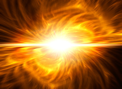 Abstract big explosion